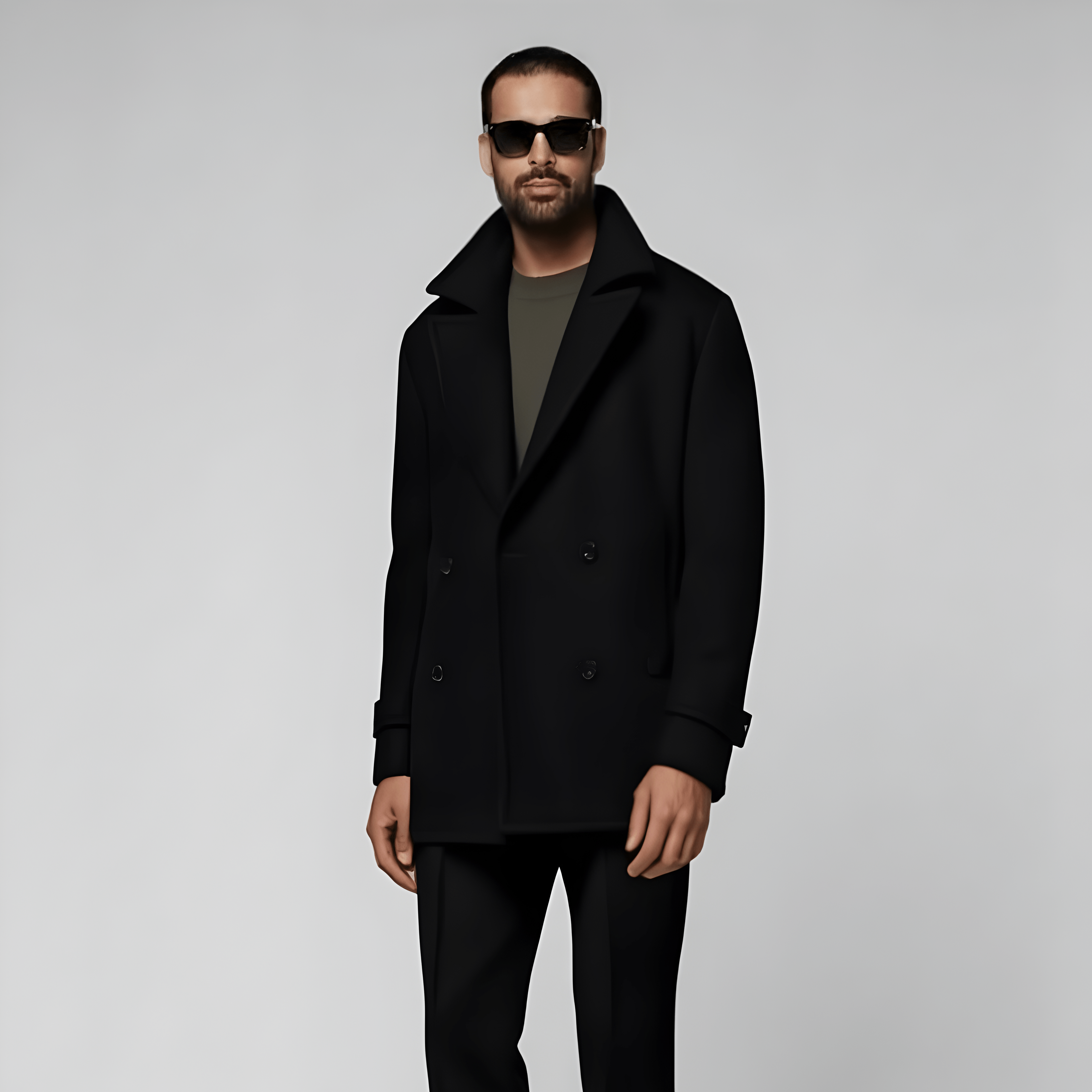 Black Peacoat