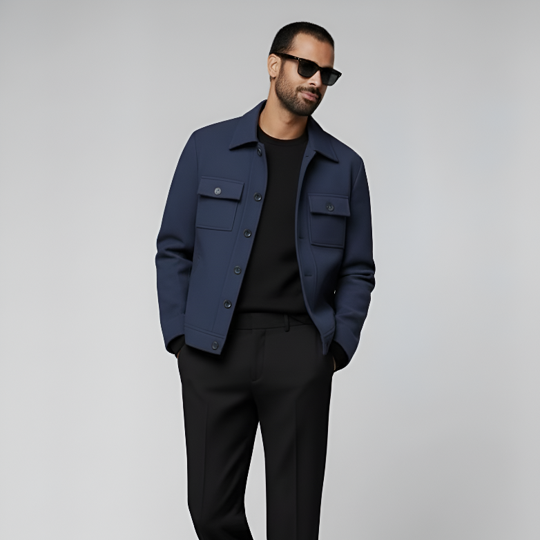 Blue Wool Jacket