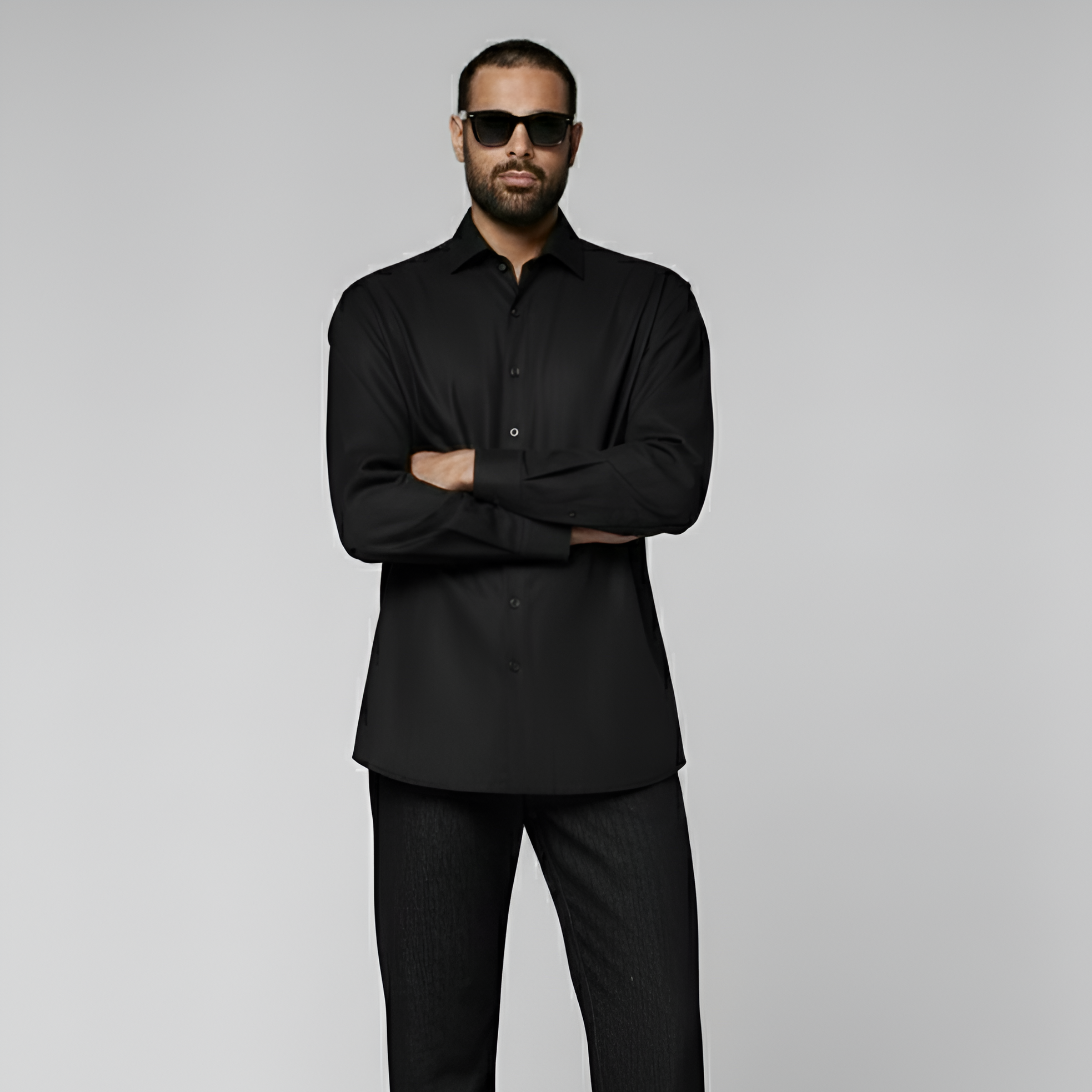 Black Linen Shirt