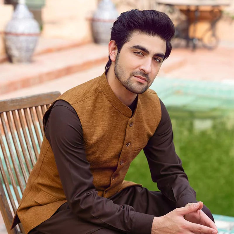 Golden Brown Waist Coat